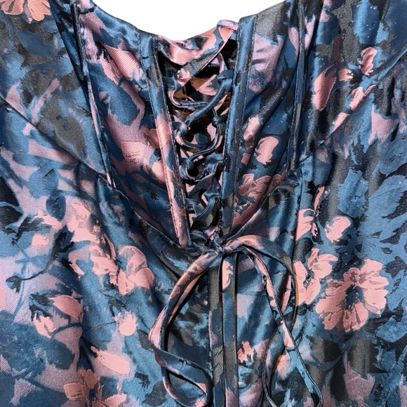 DB Studio floral Cottagecore whimsigoth Maxi Dress Sz 20 bridesmaid formal prom - Picture 7 of 10